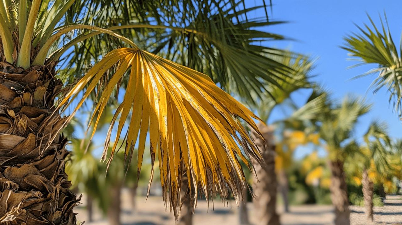 Les 5 causes principales du jaunissement des palmiers en ete